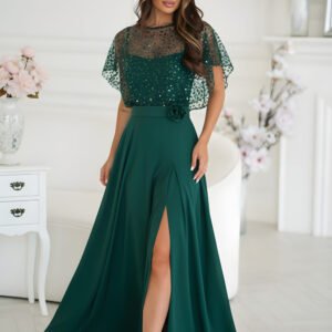 Sukienka Model 333-13 Bottle Green - Bicotone