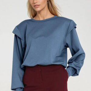 Bluza z wysokimi ściągaczami BL10 Cobalt - Nife
