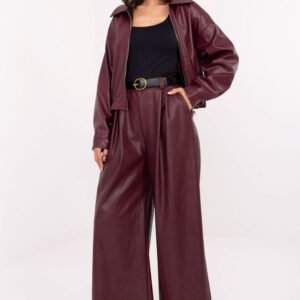 Spodnie Damskie Model IT-SP-FL8569.85 Bordo - Rue Paris