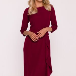Sukienka Model S425 Bordo - Stylove