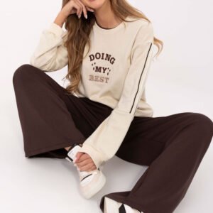 Spodnie Dresowe Model RV-DR-A613.69 Dark Brown - Relevance