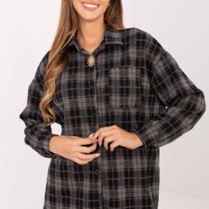 Koszula Damska Model IT-KS-GT9880.12P Black - Italy Moda