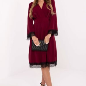 Sukienka Model MI-SK-92477.18P Bordo - Italy Moda