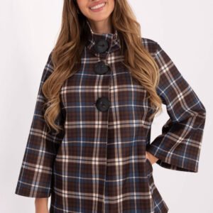 Płaszcz Damski Model IT-PL-31820-1.26 Blue - Italy Moda