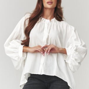 Koszula Damska Model C24 White - Makadamia