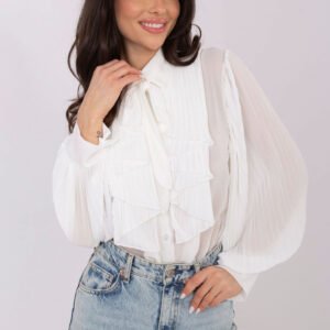 Koszula Damska Model MI-KS-A2818.09 White - Italy Moda