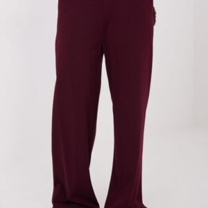 Spodnie Damskie Model IT-SP-FL9877.64 Bordo - Rue Paris
