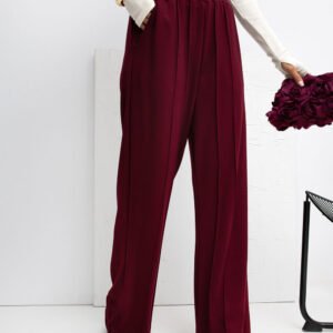 Spodnie Dresowe Model RV-DR-A1062.48 Bordo - Rue Paris