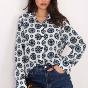 Koszula Damska Model LK-KS-510190.20P Light Grey - Lakerta