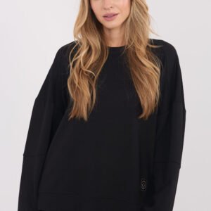 Bluza Damska Model RV-BL-A1063.96 Black - Rue Paris