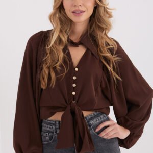 Koszula Damska Model MI-BZ-3304.12 Brown - Italy Moda