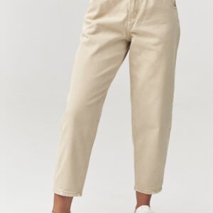 Spodnie Jeansy Damskie Model C31 Beige - Makadamia