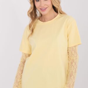 Bluzka Model MI-BZ-4227.61 Light Yellow - Italy Moda