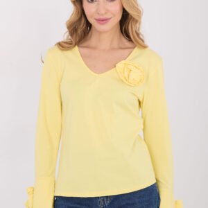 Bluzka Model IT-BZ-22139.96 Light Yellow - Italy Moda