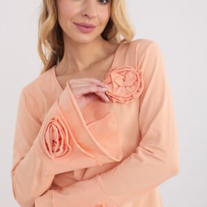 Bluzka Model IT-BZ-22139.96 Light Orange - Italy Moda