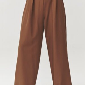 Spodnie Damskie Model C34 Camel - Makadamia