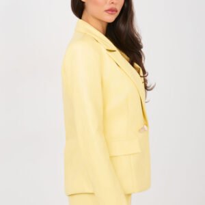 Marynarka Model IT-MA-FL10092.15 Light Yellow - Italy Moda