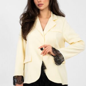 Marynarka Model MI-MA-A5288.68 Light Yellow - Italy Moda