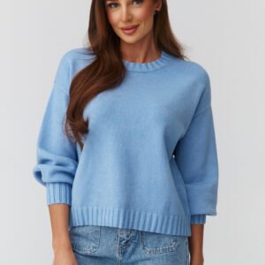 Sweter Damski  Model C43 Blue - Makadamia