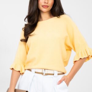 Sweter Damski Model IT-SW-99244.98 Dark Yellow - Italy Moda