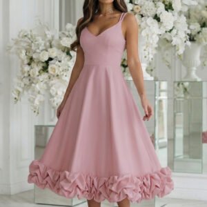 Sukienka Model 345-20 Pink - Bicotone