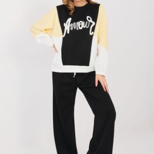 Spodnie Komplet Model IT-KMPL-22210.95 Black - Rue Paris