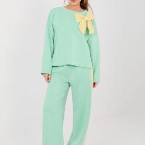 Spodnie Komplet Model IT-KMPL-22220.25 Light Green - Rue Paris
