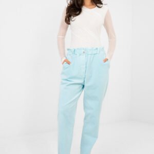 Spodnie Damskie Model MI-SP-2689.47 Light Blue - Italy Moda