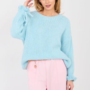 Sweter Damski Model MI-SW-1512.28 Light Blue - Italy Moda