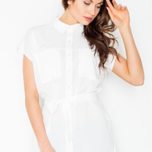 Koszula Damska Model M463 Ecru - Figl