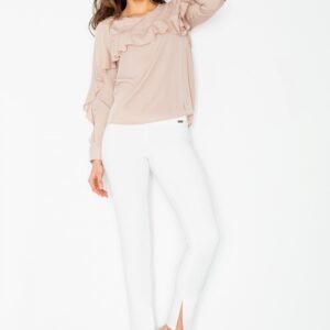 Spodnie Damskie Model M474 Ecru - Figl