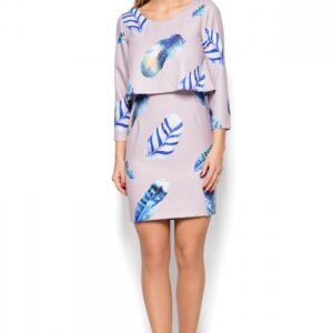 Sukienka Model K426 Wzór 53 Beige - Katrus