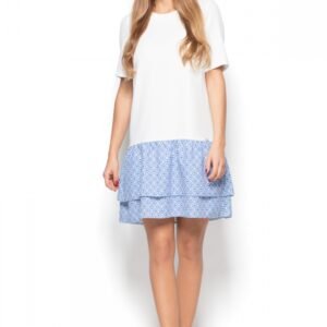 Sukienka Model K412 Wzór 38 White - Katrus