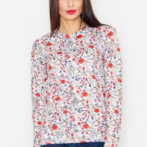 Bluza Damska Model M541 Wzór 57 White - Figl