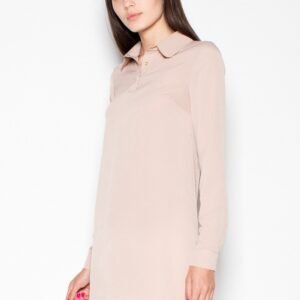 Bluzka Koszulowa Model VT054 Beige - Venaton