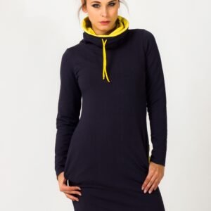 Sukienka model Kaja Navy/Yellow - Tessita