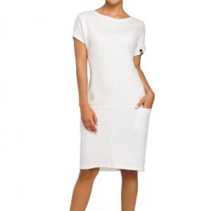 Sukienka Model B050 Ecru - BeWear