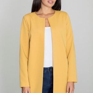 Płaszcz Damski Model M551 Yellow - Figl