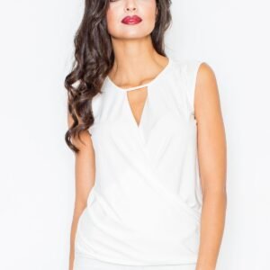 Bluzka Model 337 Ecru - Figl