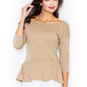 Bluzka Model 233 Beige - Figl