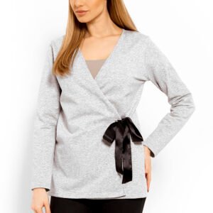Bluzka Model 1626 Light Grey - PeeKaBoo