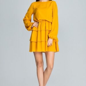 Sukienka Model M601 Musztard - Figl