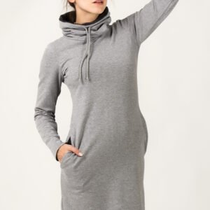 Sukienka Model Kaja 10 Light Grey/Dark Grey - Tessita