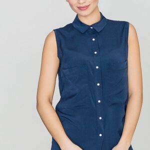 Bluzka Model K363 Navy - Lenitif