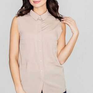 Bluzka Model K363 Beige - Lenitif