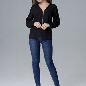 Bluzka Model L023 Black - Lenitif