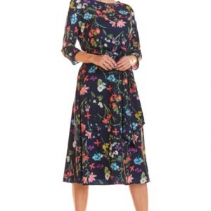 Sukienka Model M192 Flowers Navy - Infinite You