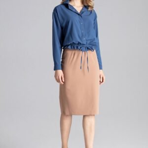 Koszula Damska Model M647 Navy - Figl