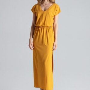 Sukienka Model M668 Musztarda - Figl