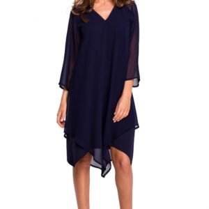 Sukienka Model S159 Navy - Stylove